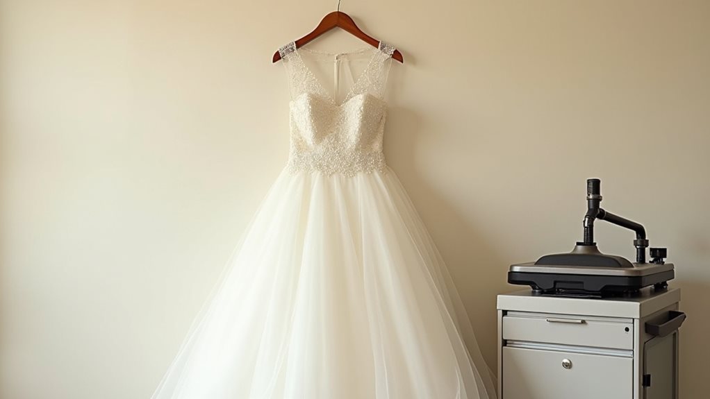 professional gown cleaning needed