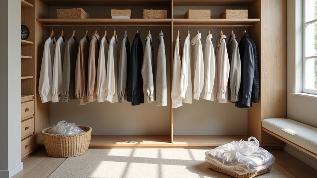proper storage for garments