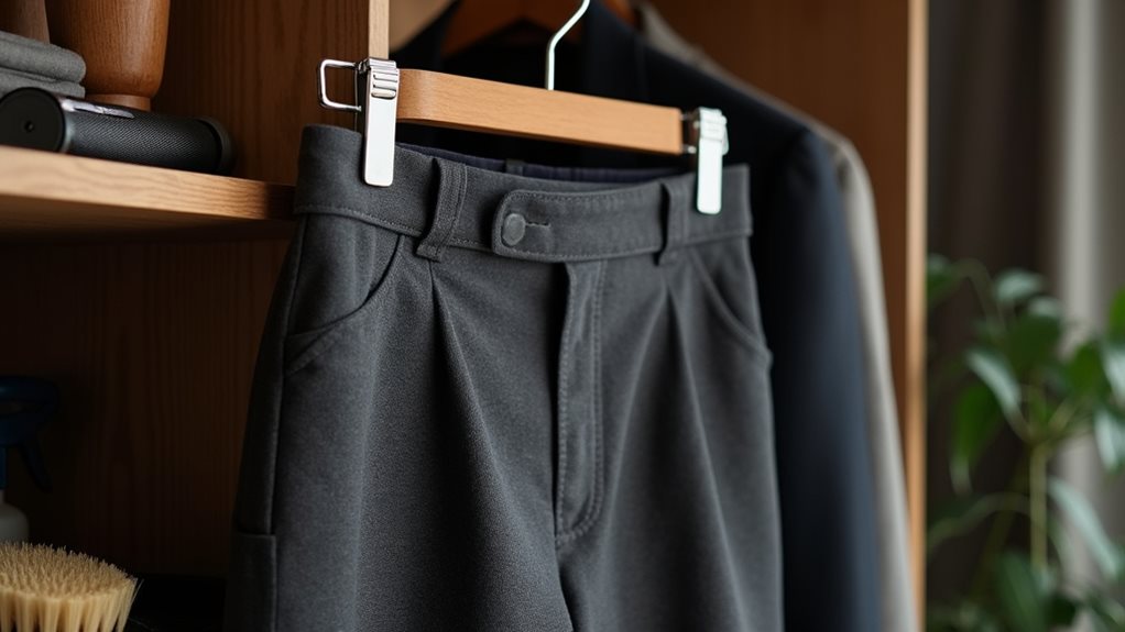 proper suit pant care