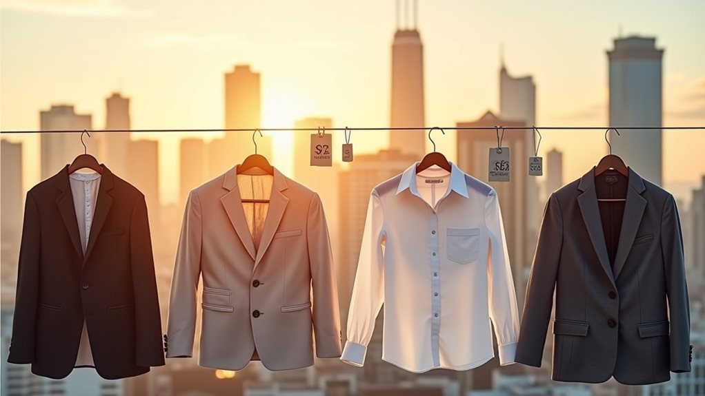 regional dry cleaning costs