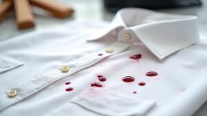removing blood stains effectively