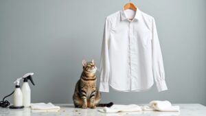 removing cat urine stains