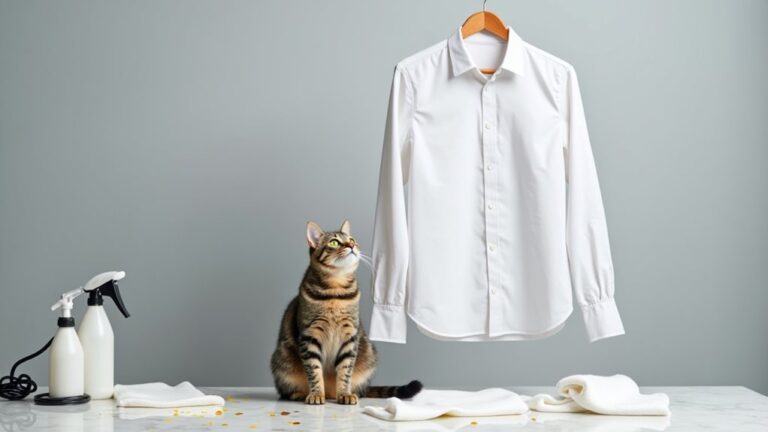 removing cat urine stains