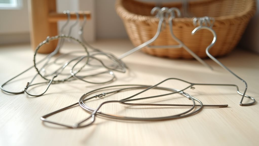 repurpose dry cleaning hangers