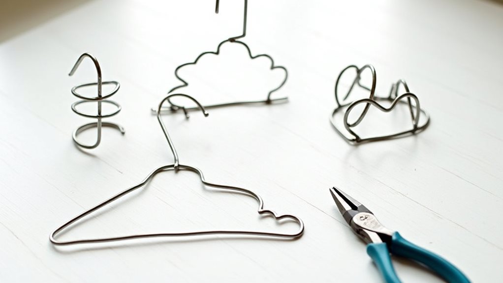 repurposing wire hangers creatively