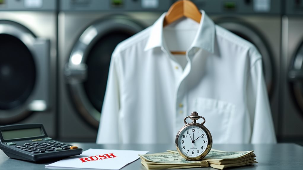 rush services cost more