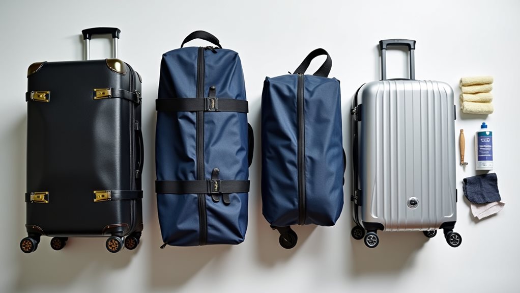 safe luggage cleaning methods