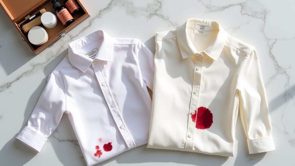 stain type and fabric matter