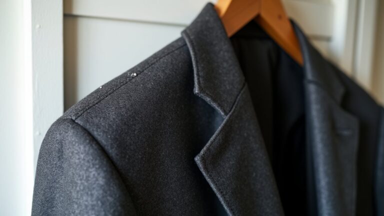 suit wear before cleaning