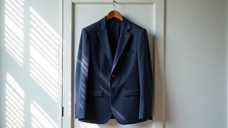 suit wear before cleaning