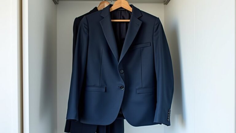 suit wear before cleaning