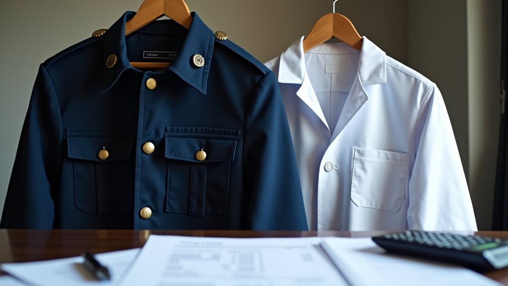 tax deductible work clothing criteria