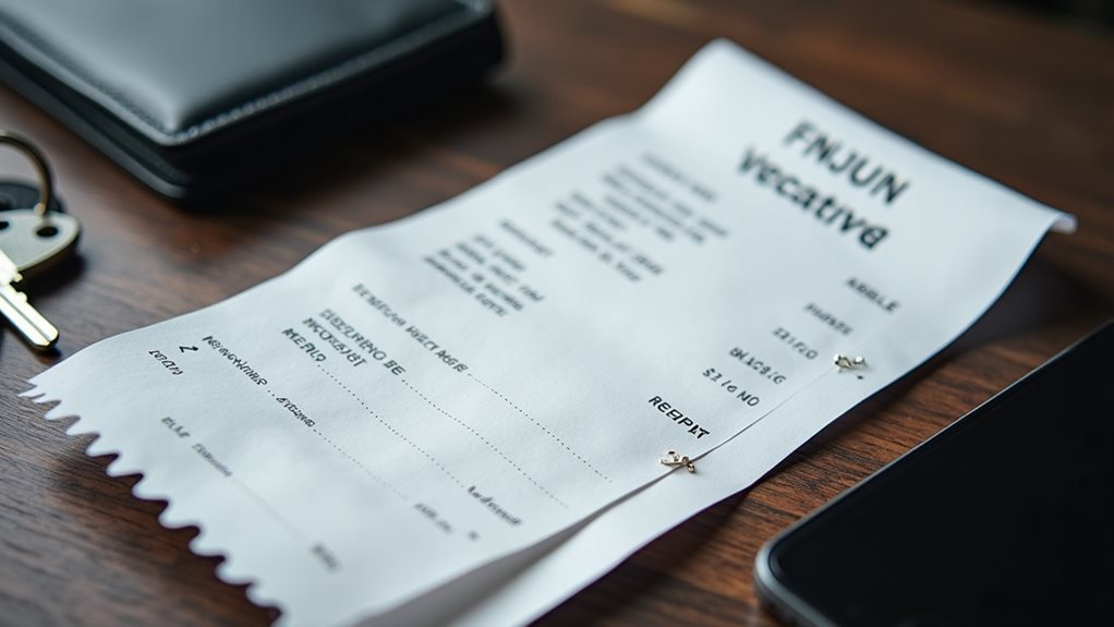 tips for keeping receipts