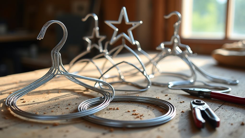 transform wire hangers creatively