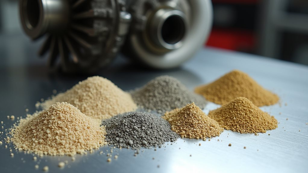 turbocharger grit size selection