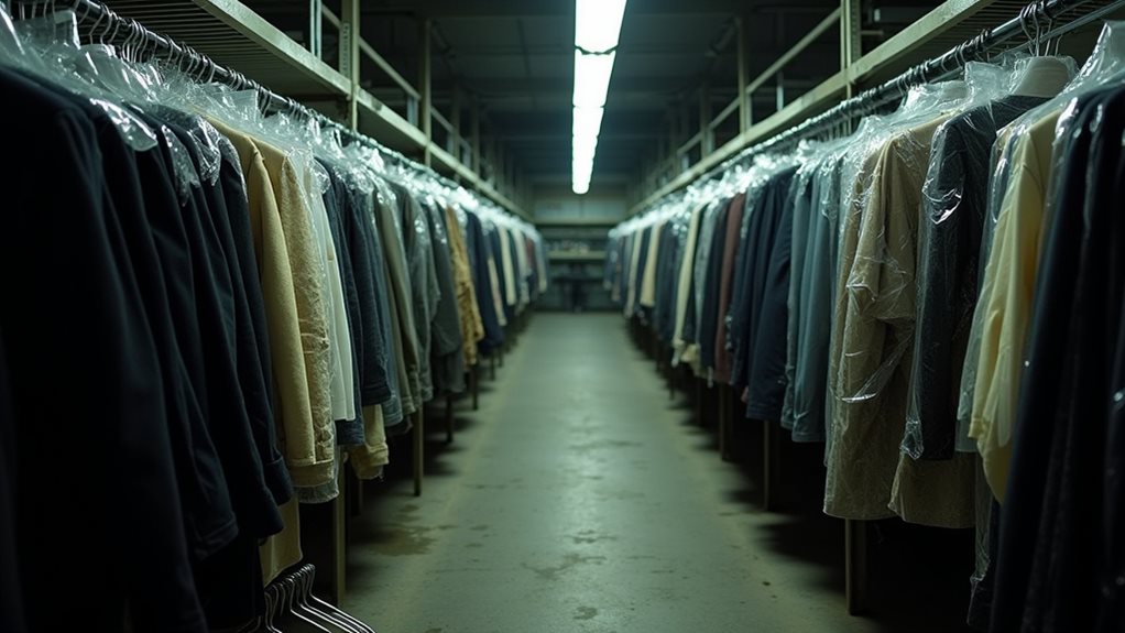 unclaimed garments may disappear