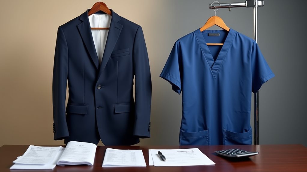 uniforms deductible suits not