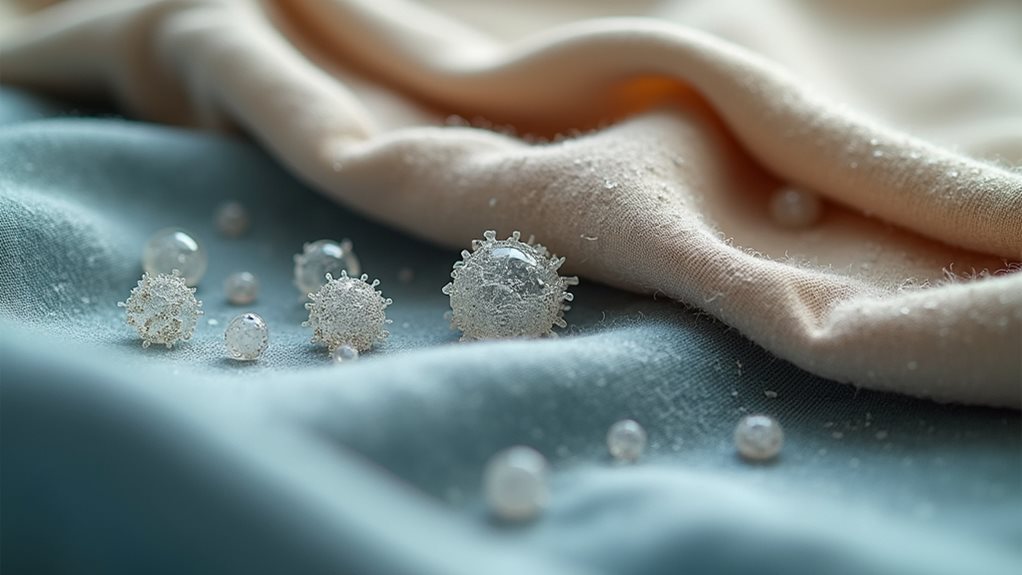 viruses survive on clothing