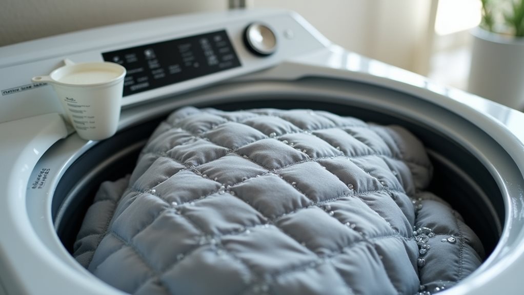 wash weighted blanket safely