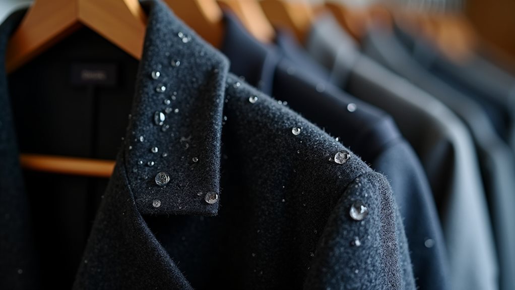 water damages dry cleaned garments