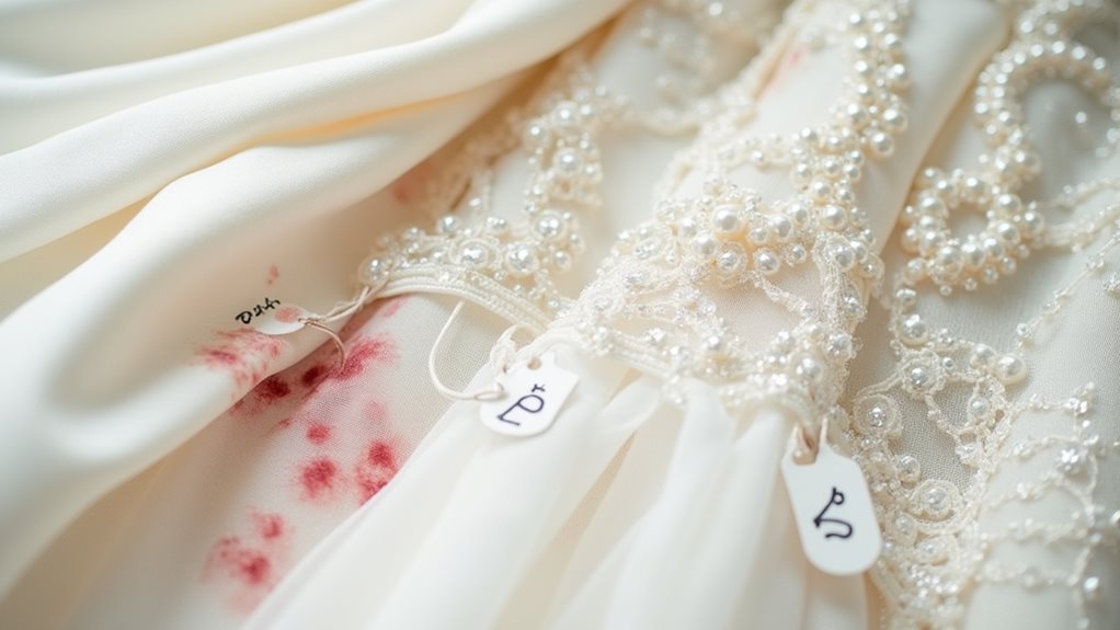 wedding dress cleaning costs