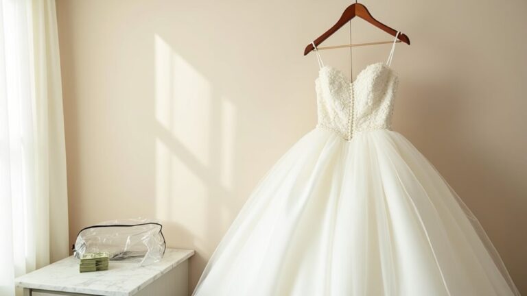 wedding dress dry cleaning costs