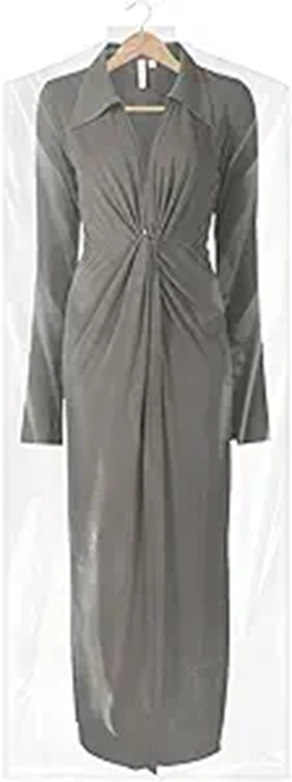 50-Pack Clear Garment Bags 23.6x70